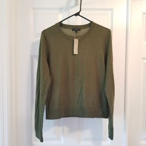 NWT J. Crew Olive Merino Wool Sweater